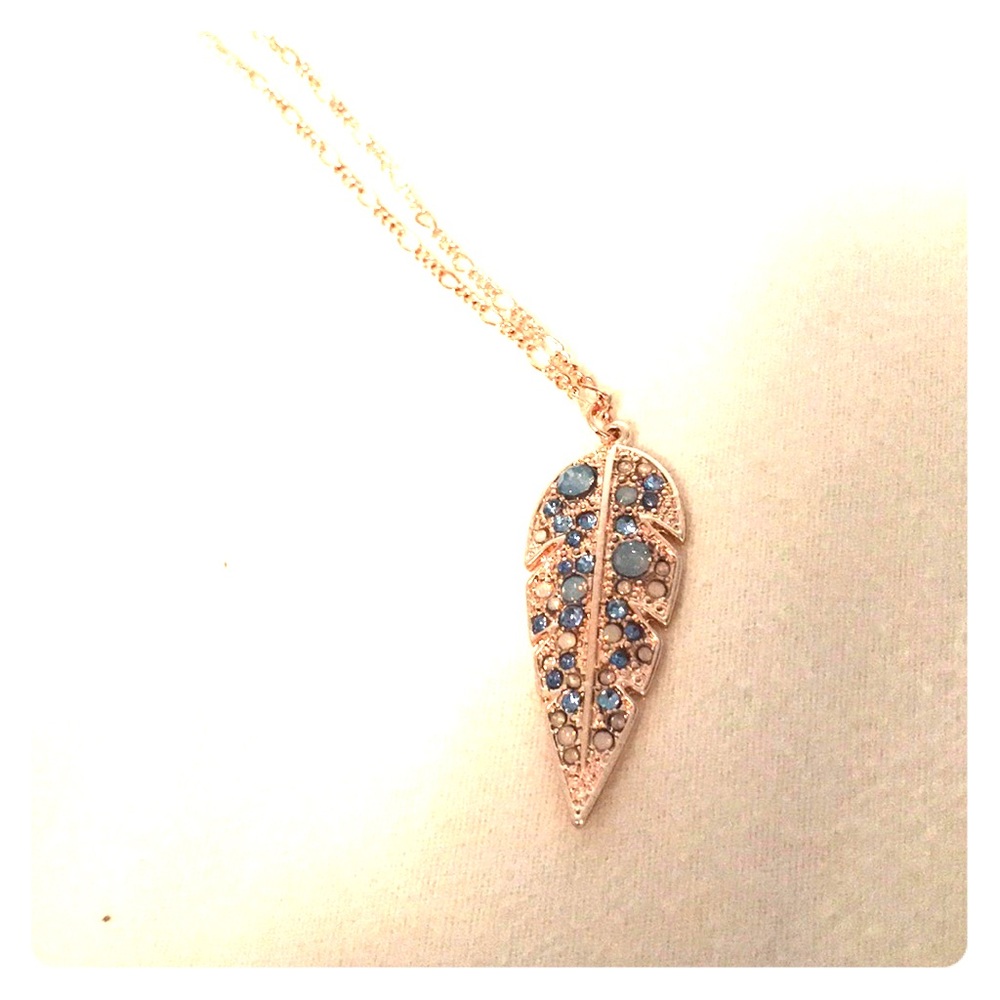 Feather necklace